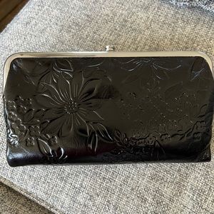 Hobo Embossed Leather Lauren clutch